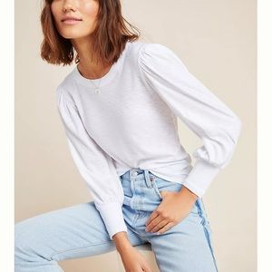 Loren smocked peasant tee